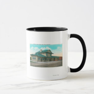Exterior View of the Southern Pacific Depot 3 Mug