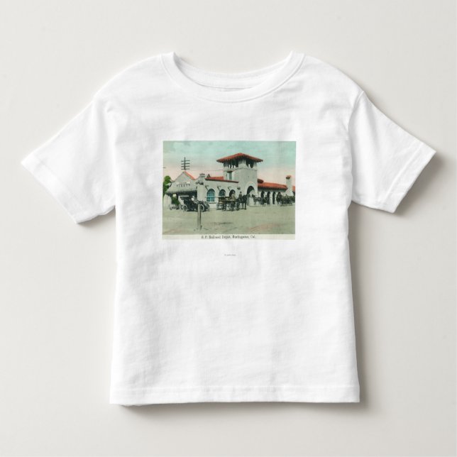 Exterior View of the Southern Pacific Depot 4 Toddler T-Shirt (Front)