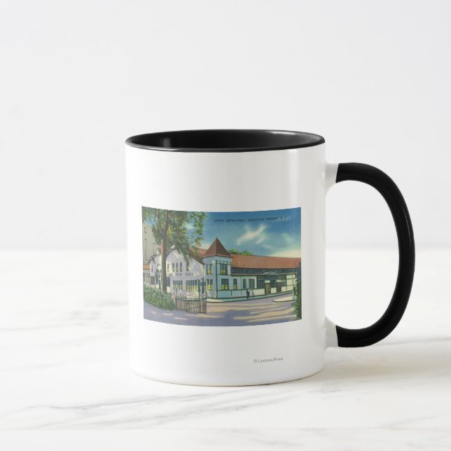 Exterior View of the State Drink Hall Mug (Right)
