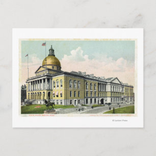 Exterior View of the State House # 2 Postcard