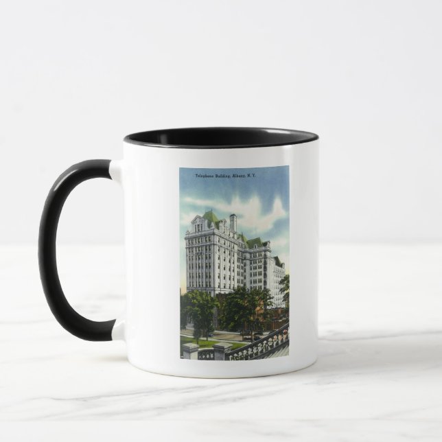 Exterior View of the Telephone Building # 2 Mug (Left)