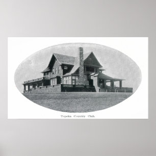 Exterior View of the Topeka Country Club Poster