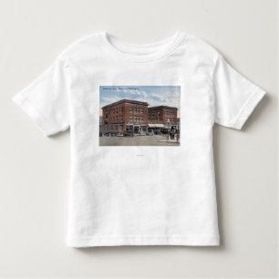 Exterior View of the Wenatchee Hotel Toddler T-Shirt