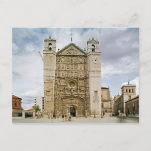Exterior view of the west fa�ade postcard