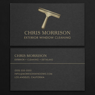 Exterior Window Cleaning Business Card