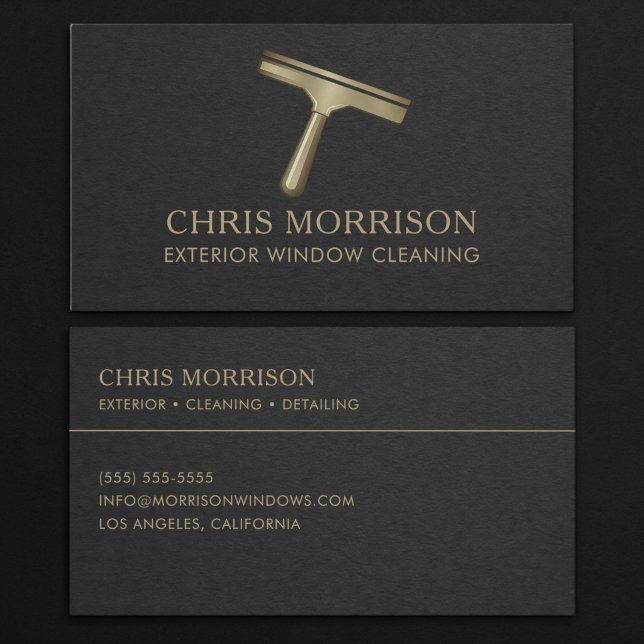 Exterior Window Cleaning Business Card (Creator Uploaded)