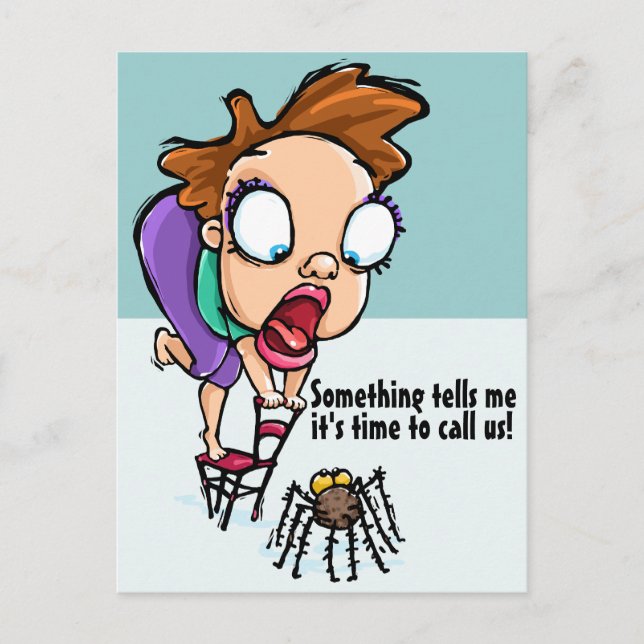 Extermination business custom promotional postcard (Front)