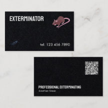 Extermination Pest Custom QR