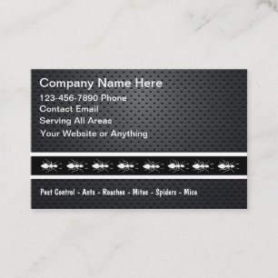 Exterminator Pest Control Business Cards