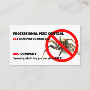 Exterminator Pest Control (Original Image) © Referral Card