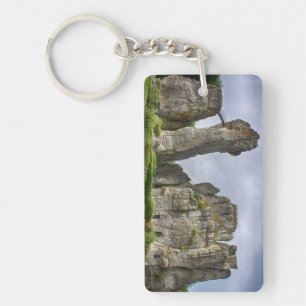 Externsteine Teutoburg Forest Germany Key Ring