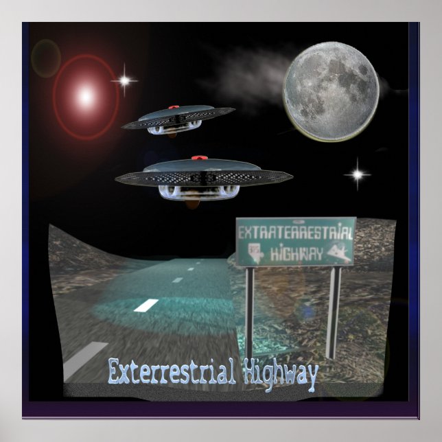 Exterrestrial Highway poster (Front)