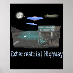 Exterrestrial Highway Poster