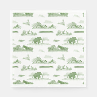 Extinct Animal Toile Napkins