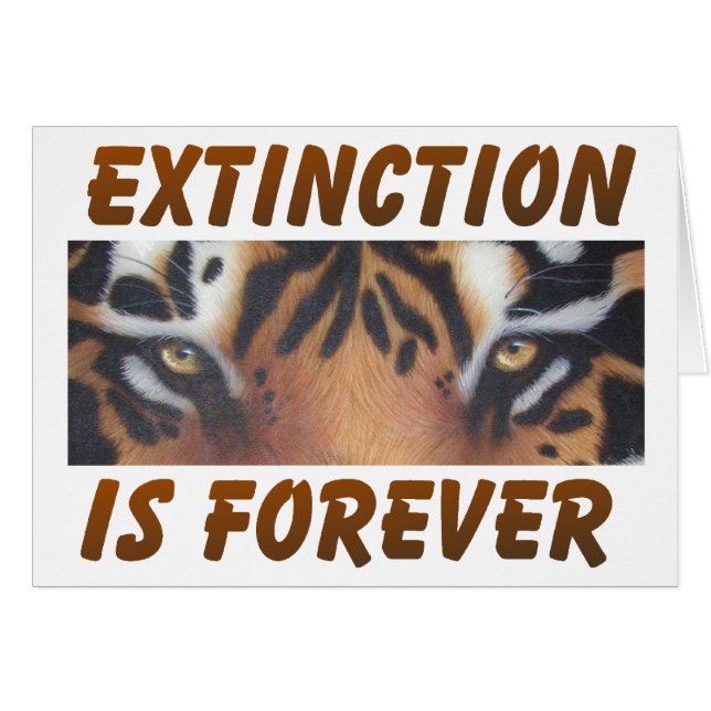 Extinction is forever (Front Horizontal)