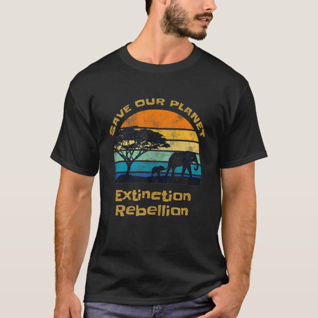 Extinction Rebellion International Movement Save T T-Shirt (Front)