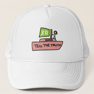 Extinction Rebellion Tell The Truth Boat Trucker Hat