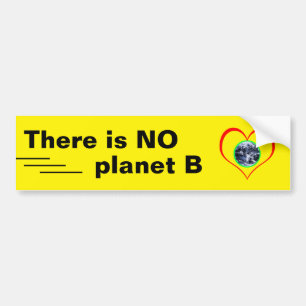 Extinction Rebellion - There is NO planet B /Drive Bumper Sticker