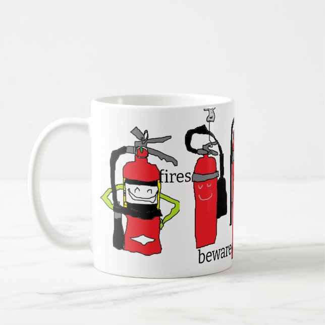 EXTINGUISHER TEAM COFFEE MUG (Left)