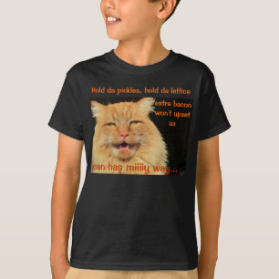 ...Extra Bacon Won't Upset Kitty T-Shirt