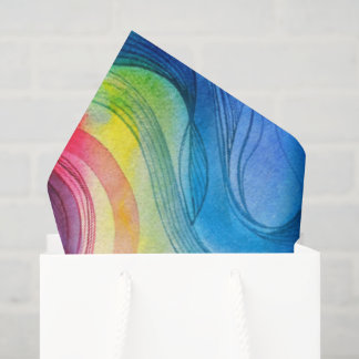 Extra bright watercolour tissue paper