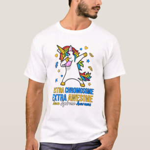 Extra Chromosome Down Syndrome Awareness Awesome U T-Shirt