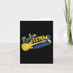 Extra Chromosome World Down Syndrome Day Women Ki Card