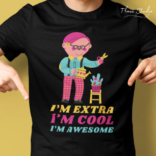 Extra Cool Awesome Boy Down Syndrome Awareness Day T-Shirt