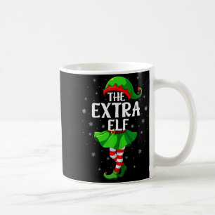 Extra Elf Christmas Girls Women Elf Squad Xmas Fam Coffee Mug