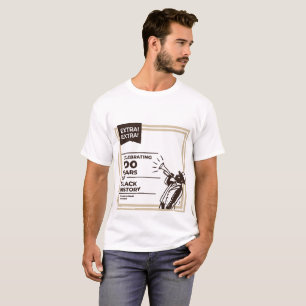 Extra Extra 100 Years of Black History Celebration T-Shirt