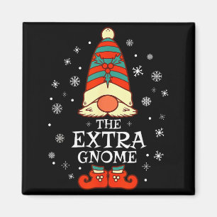 Extra Gnome Xmas Family Christmas Magnet