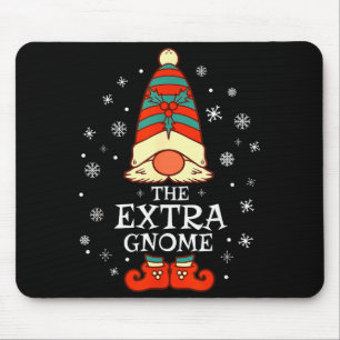 Extra Gnome Xmas Family Christmas  Mouse Pad