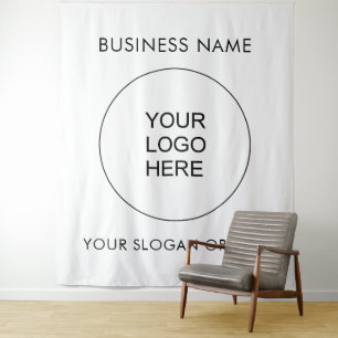 Extra Large Backdrop Your Logo Slogan Vertical Tapestry