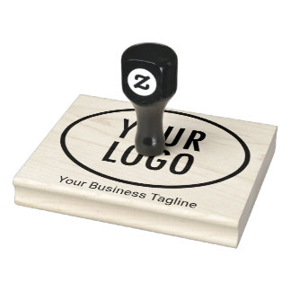 Extra Large Rubber Stamp Custom Company Logo 4 x 5