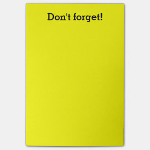 Extra Large Yellow notes   Custom office supplies