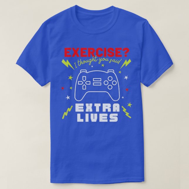 Extra Lives Funny Video Game Controller Retro  Boy T-Shirt (Design Front)