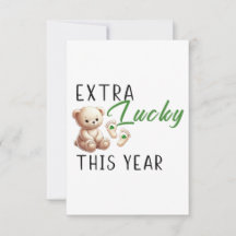 Extra luck this year pregnancy announcement