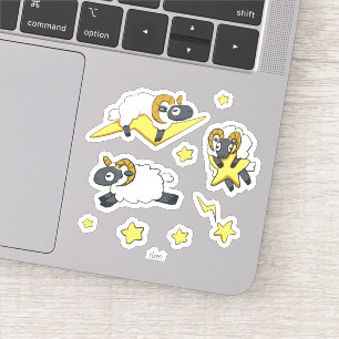 Extra RAM - Stylised Electric Sheep with Stars