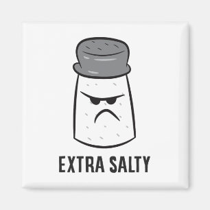 Extra Salty Funny Salty Gamer Magnet