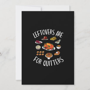 Extra Stuffing Y'All - Leftovers Are For Quitters Holiday Card