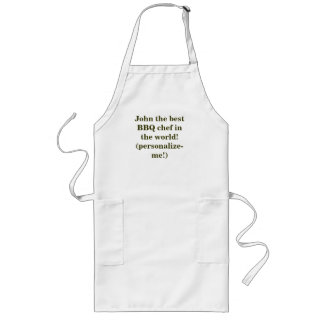Extra tall apron for the big and tall man