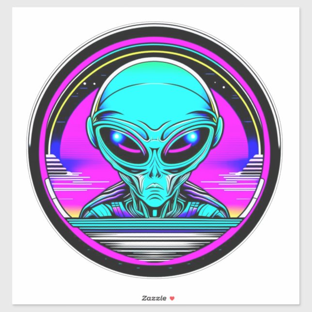 Extra Terrestrial Alien Flying a UFO (Sheet)