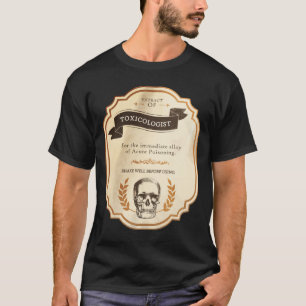 Extract of Toxicologist Water Bottle T-Shirt