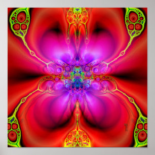 Extradimensional Transition Version 1 (12 by 12) Poster