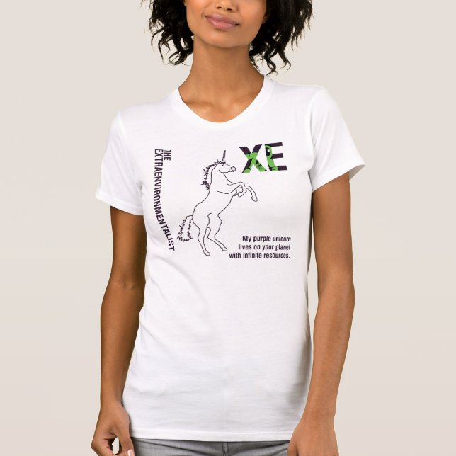 Extraenvironmentalist Unicorn T-Shirt (Front)