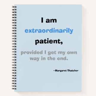 Extraordinarily Patient Notebook