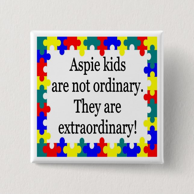 Extraordinary 15 Cm Square Badge (Front)