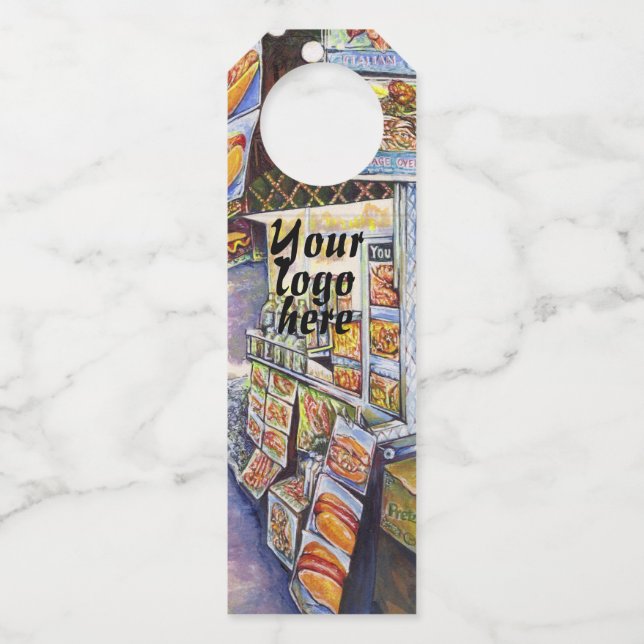 Extraordinary Artistic Workload Bottle Tag (Front)