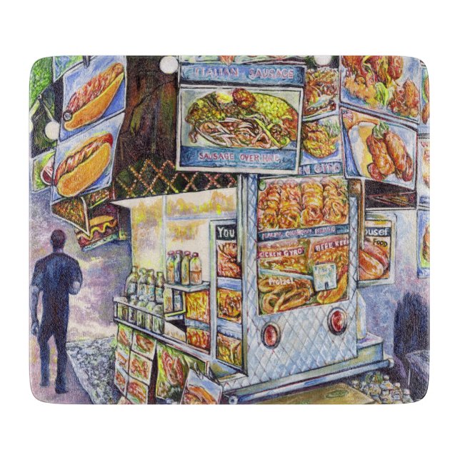 Extraordinary Artistic Workload Cutting Board (Front)