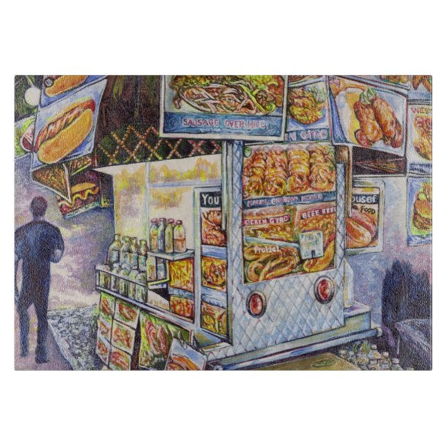 Extraordinary Artistic Workload Cutting Board (Front)